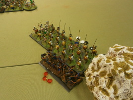 Sneaky persians were hiding behind the rock!