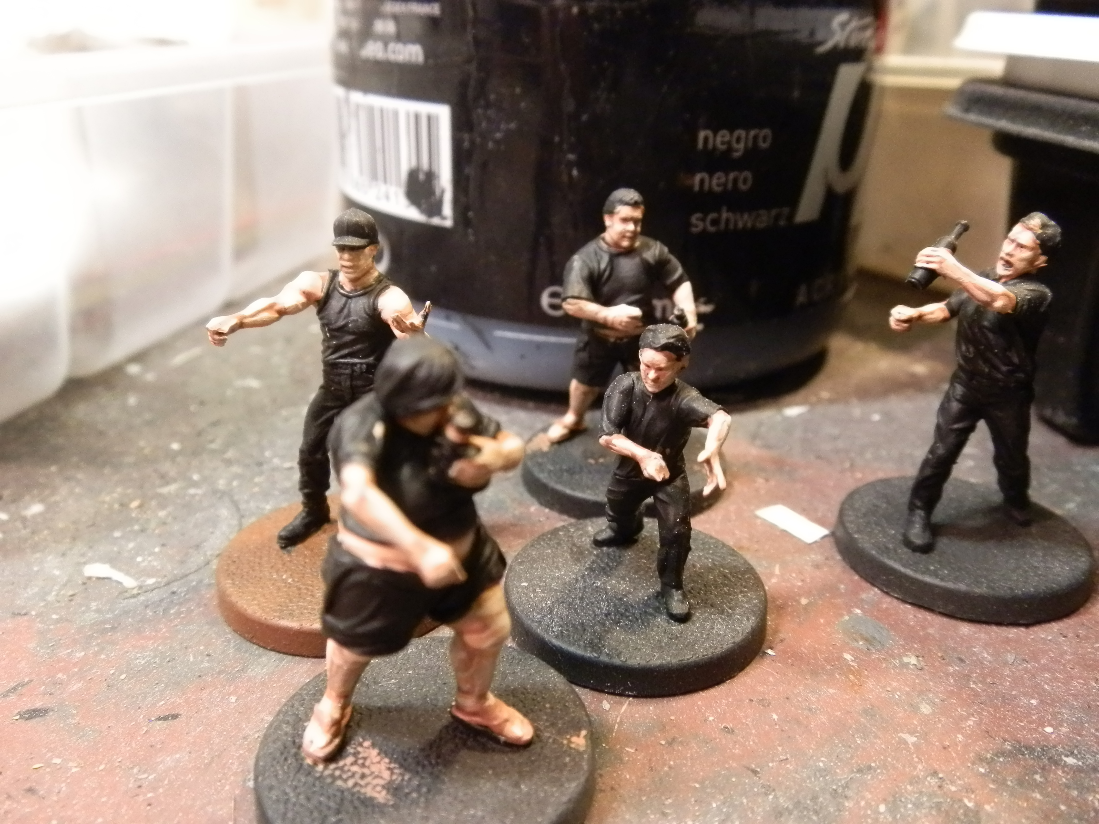 Civilians geting ready