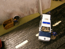 Getting ready for an arrest.