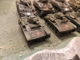 Russian T-60 light tanks. I bought them because they were on sale for half price. I've no idea where to use them...