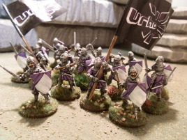 In the end these were pretty simple to paint.