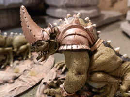 Closeup on the shoulder detail.