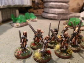 The swords are maybe a bit more manageable size than with the Black Sisters.