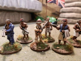 Maybe I should have painted the gaiters with some other color...