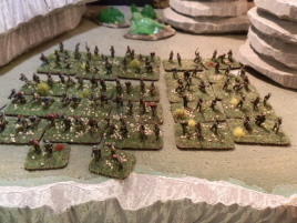 African irregulars assemble. These are from Old Glory.