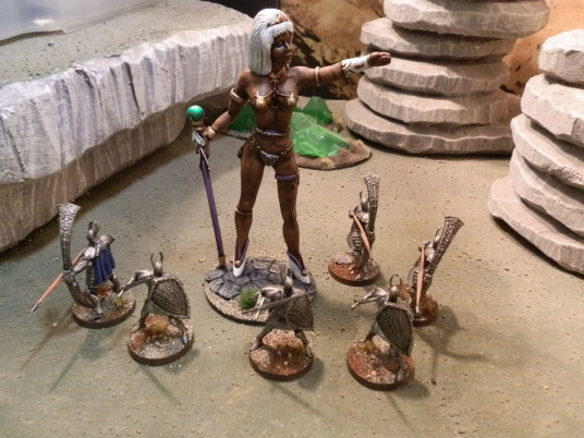 Sorceress and Silver Knights