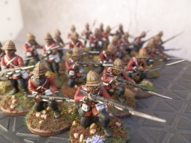 Done almost entirely in contrast paints.