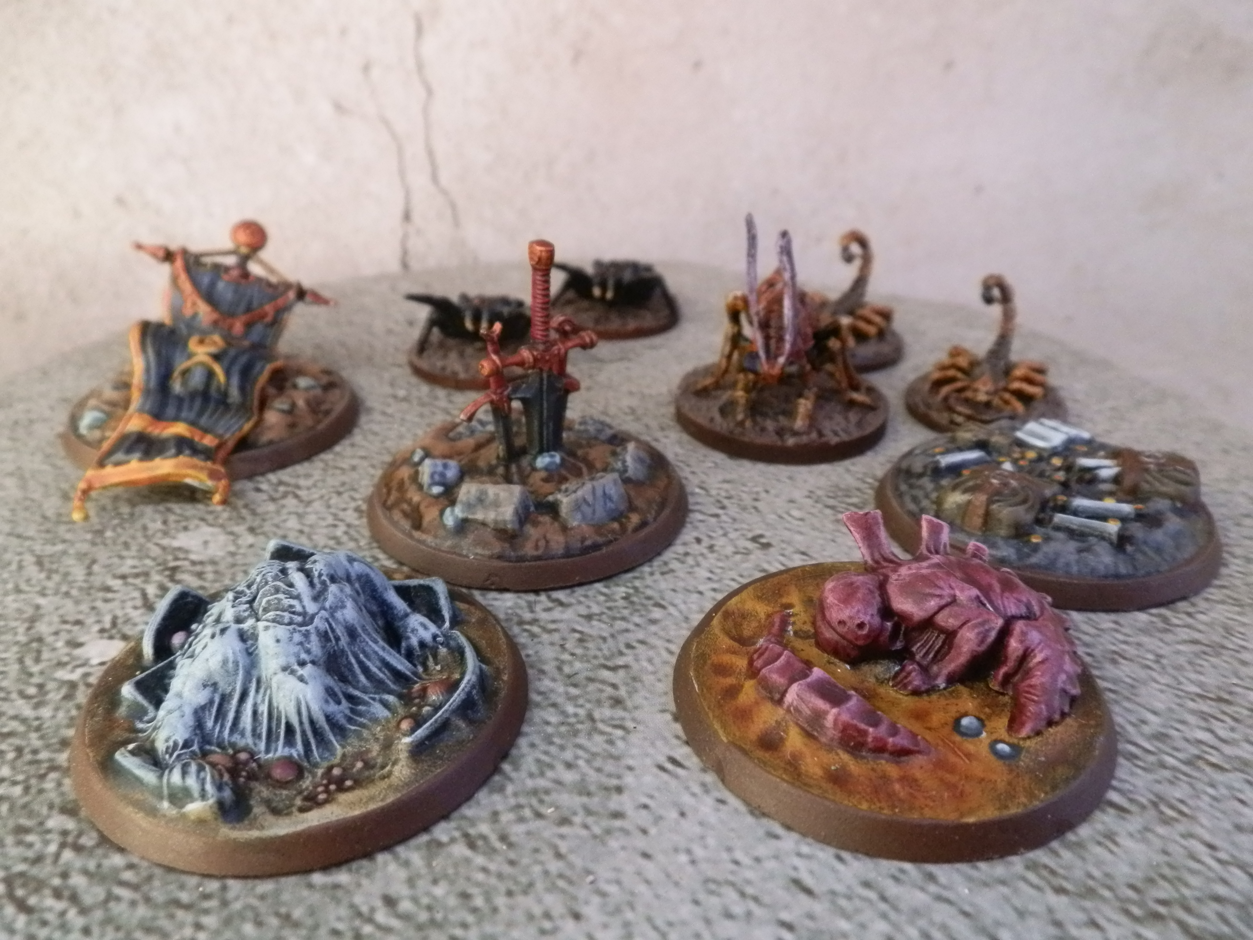 Critters and objective markers