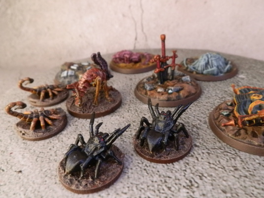 Critters and objective markers