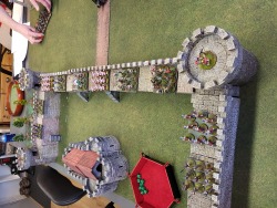 The walls are manned.