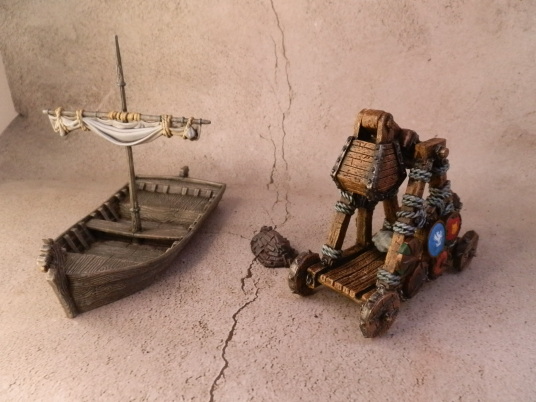 Boat and Trebuchet