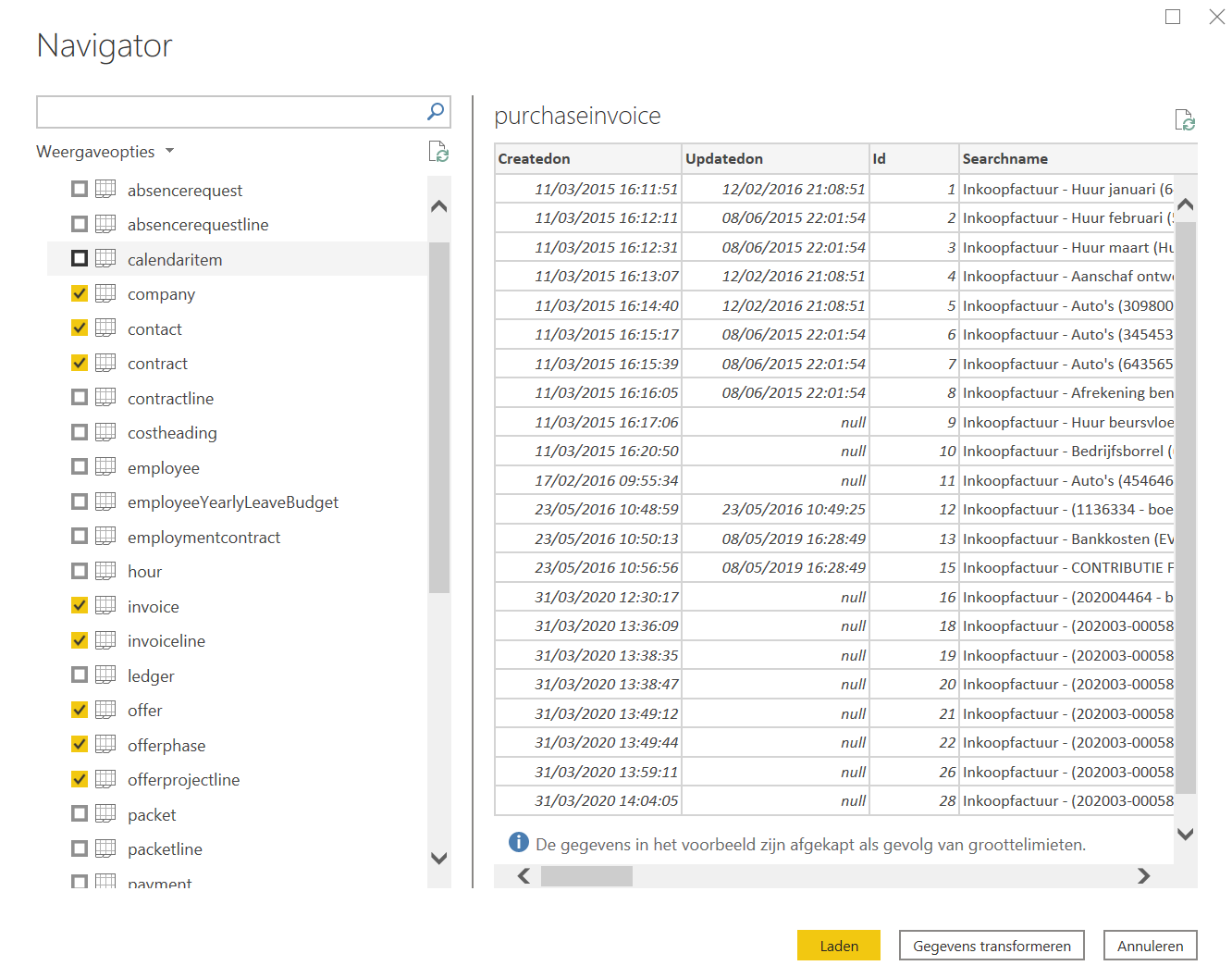 Gripp - Power BI - integraties