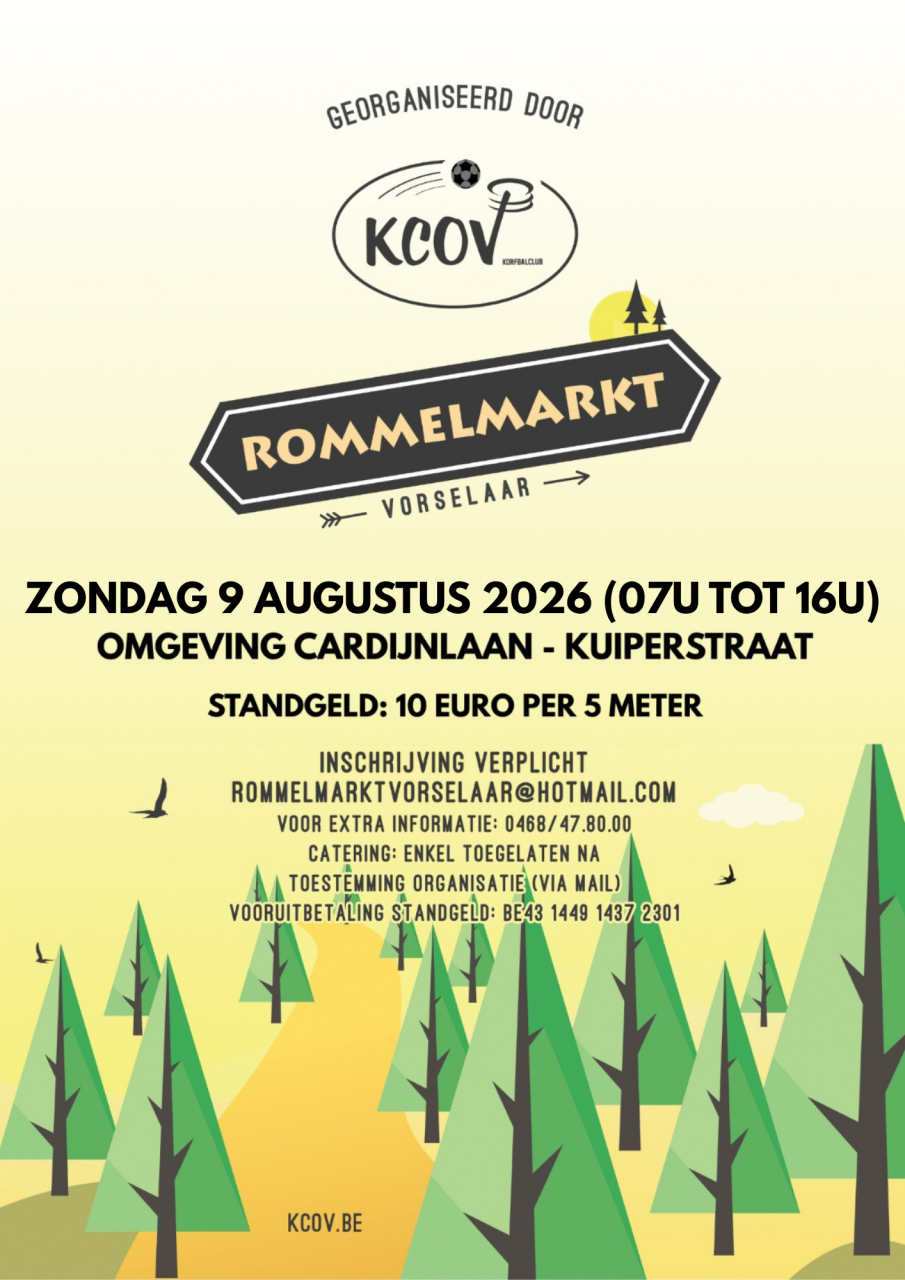 Flyer rommelmarkt 
