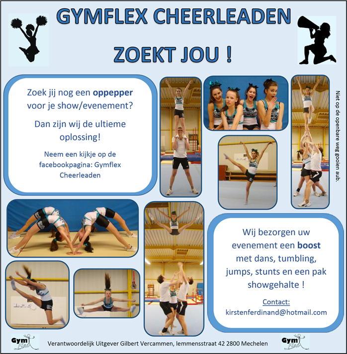 Cheer flyer!