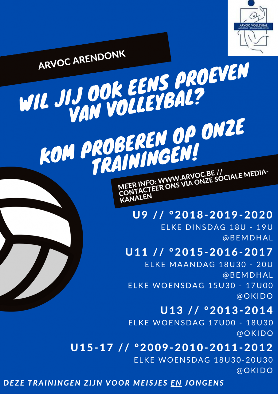 Wil je komen proeven van volleybal ?