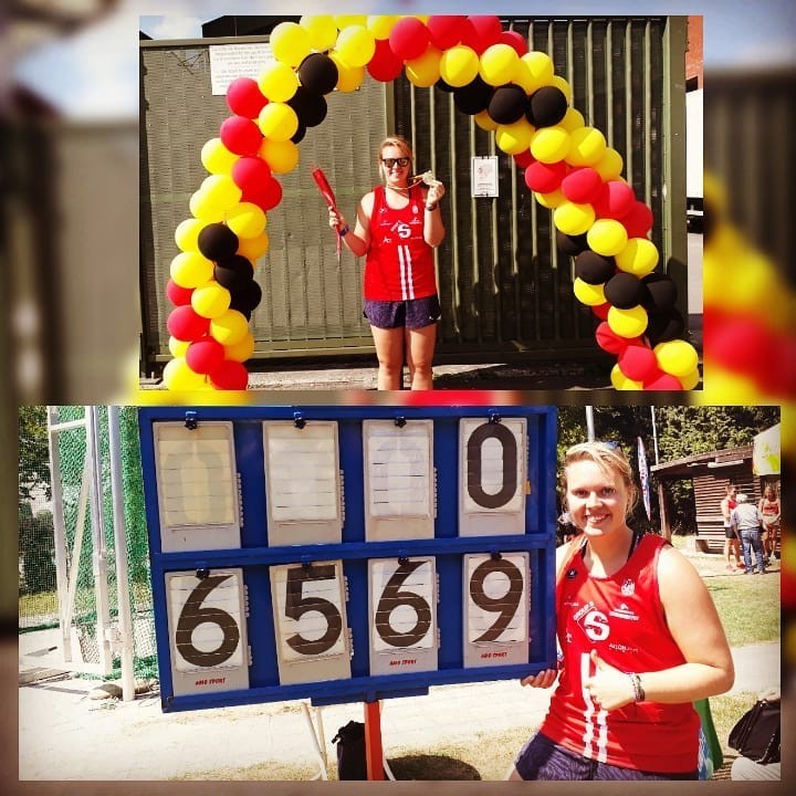 Belgisch kampioen hamer Vanessa Sterckendries