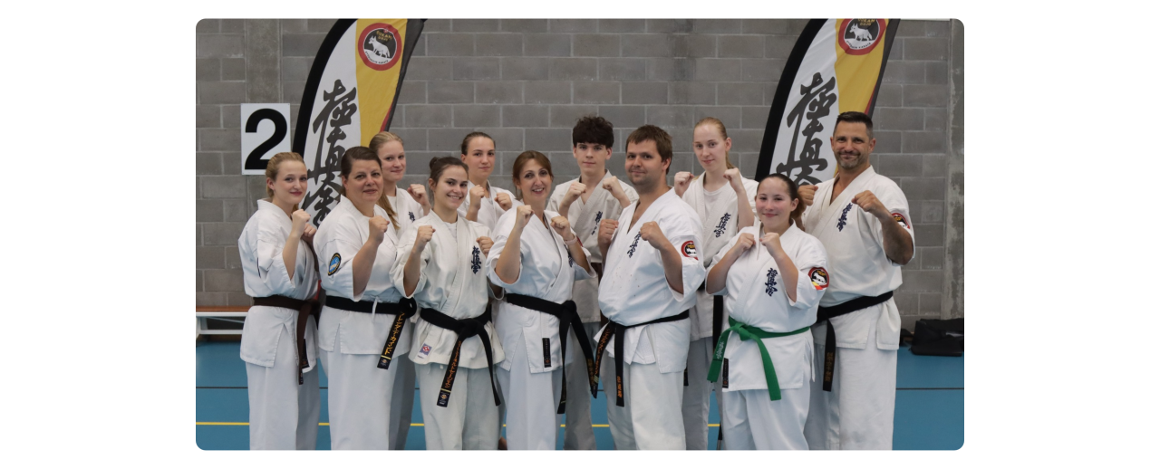 De lesgevers en coaches van Ookami Dojo