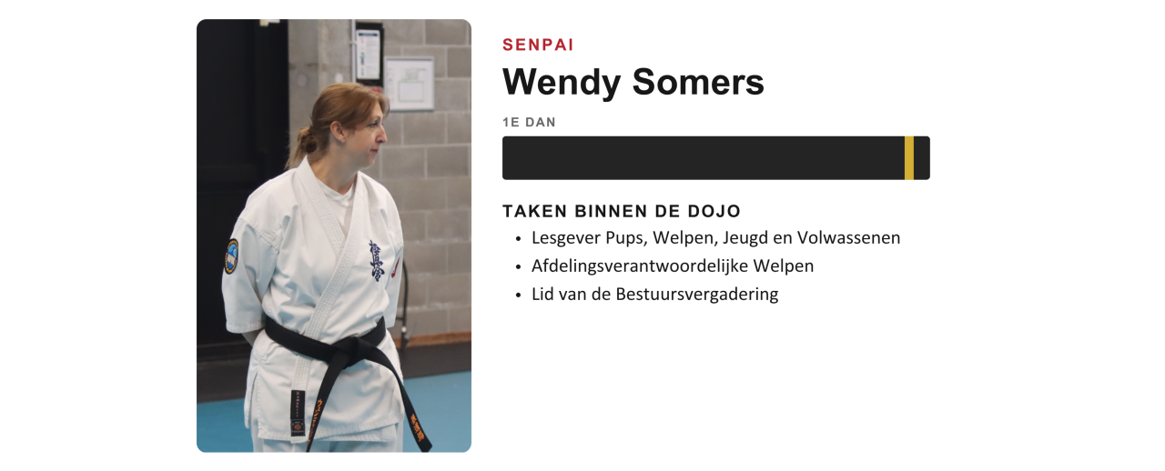 Lesgever van Ookami Dojo