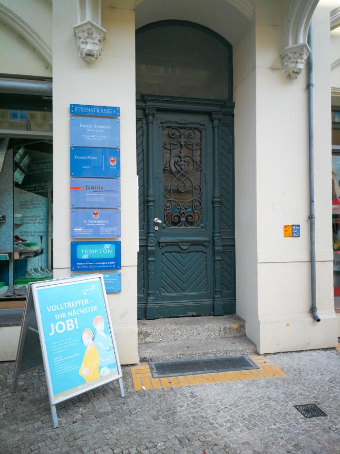 Tempton Brandenburg an der Havel, Steinstraße in Brandenburg an der Havel