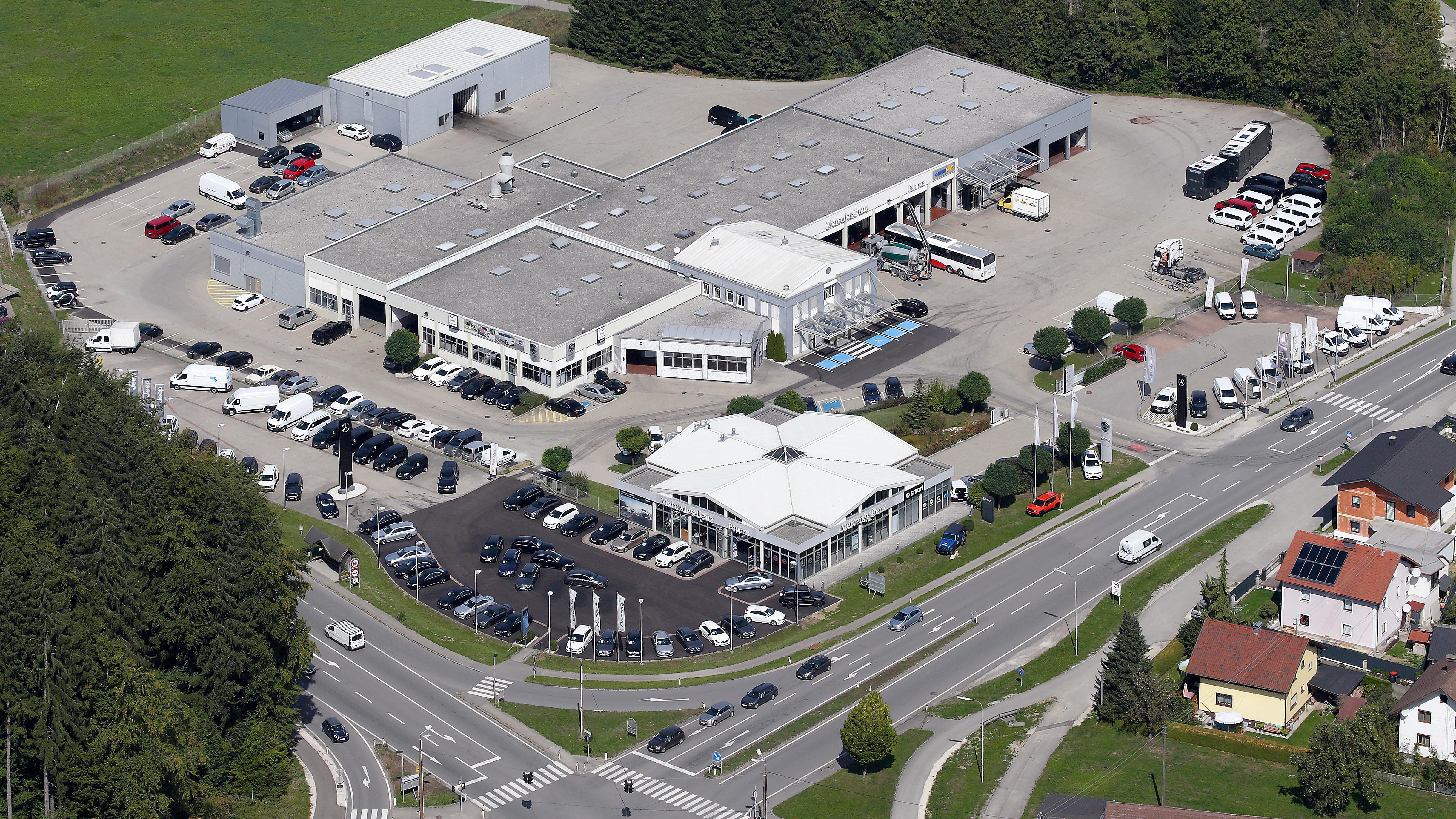 Pappas Automobilvertriebs GmbH, Daimlerweg in Regau