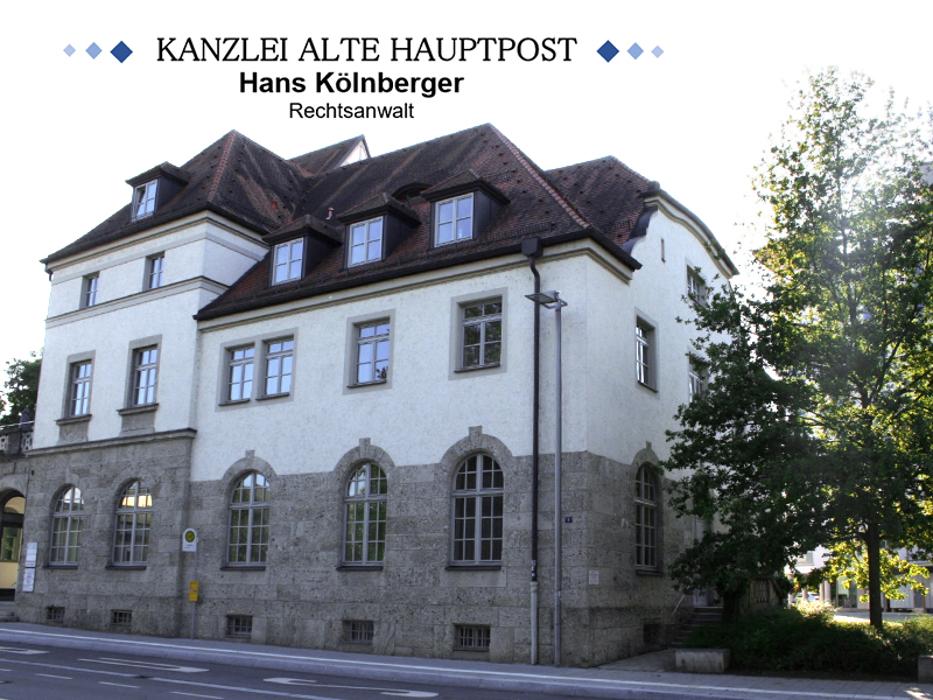 Rechtsanwalt Hans Kölnberger, Bahnhofplatz in Straubing