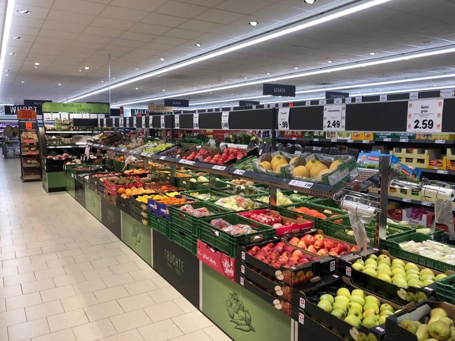 Lidl Schweiz, Bahnweg Nord in Sevelen