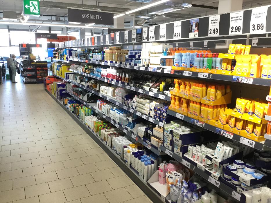 Lidl Schweiz, Wolfrietstrasse in Wangs