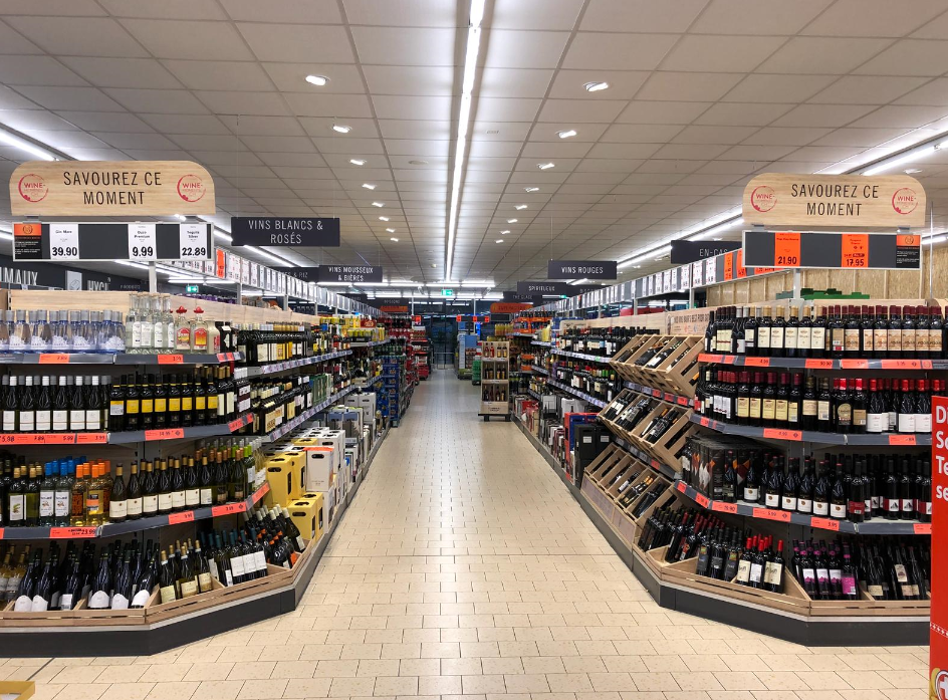 Lidl Suisse, Route des Ecoles in Marly