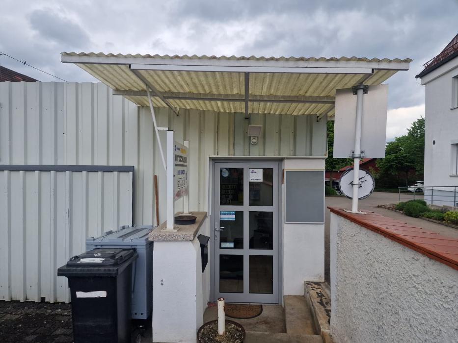 Kroschke Kfz Kennzeichen, Karl-Mantel-Straße in Krumbach (Schwaben)