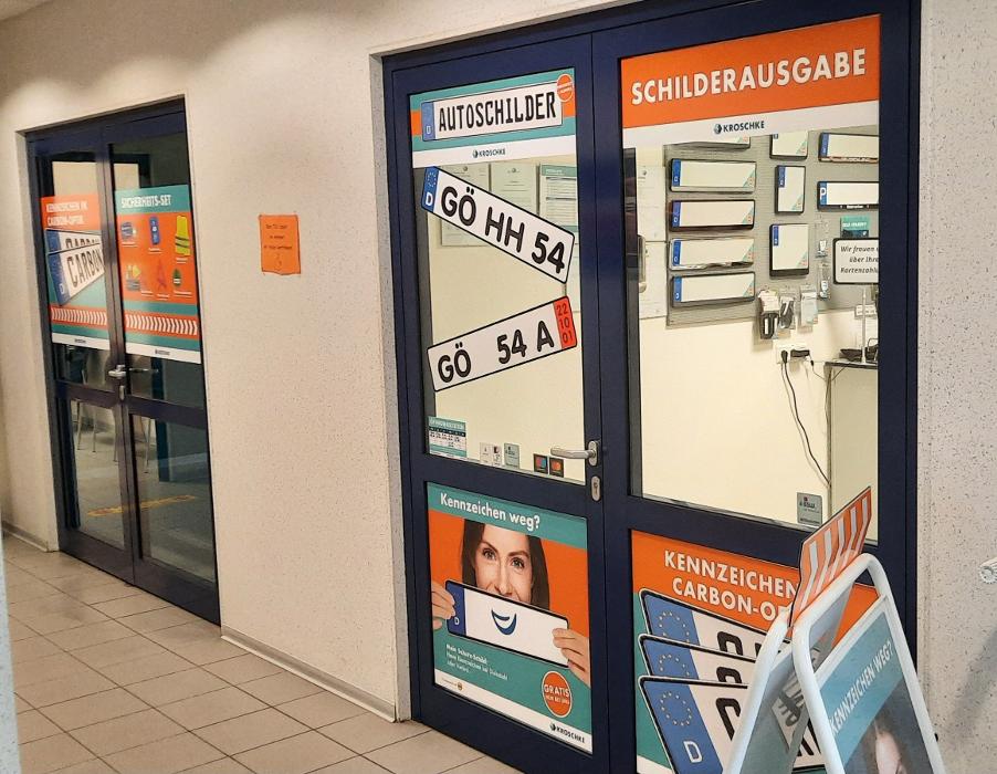 Kroschke Kfz Kennzeichen, Bostalstraße in Duderstadt