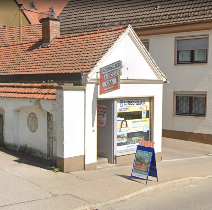 Kroschke Kfz Kennzeichen, Schulstraße in Wertingen