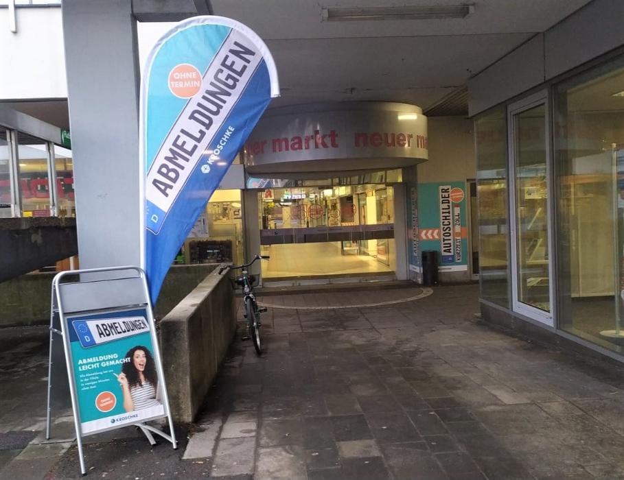 Kroschke Kfz Kennzeichen, Rathausplatz in Erlangen