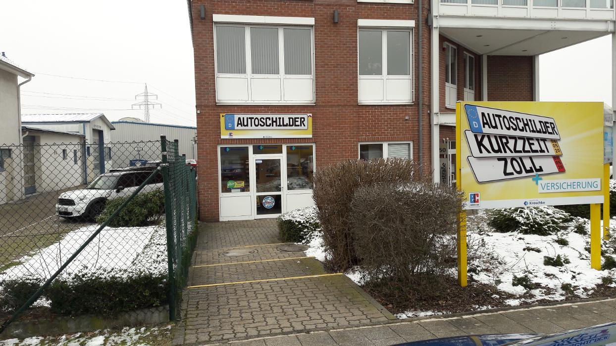 Kroschke Kfz Kennzeichen, Porschestraße in Braunschweig
