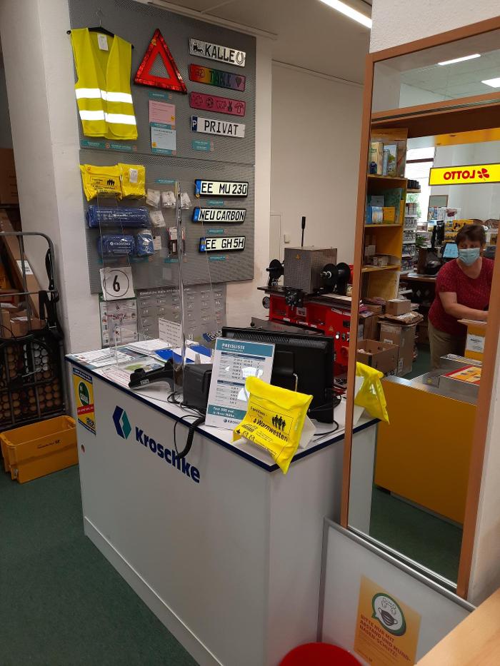 Kroschke Kfz Kennzeichen, Markt in Schönewalde