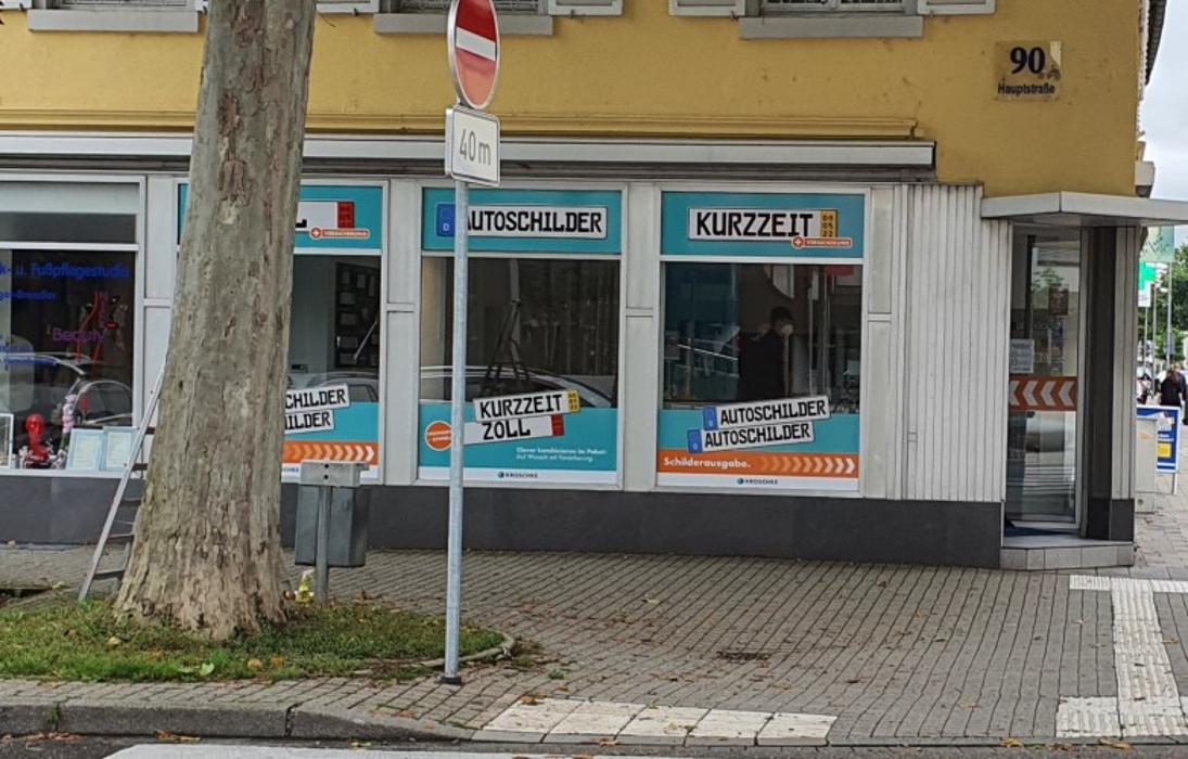Kroschke Kfz Kennzeichen, Hafenstraße in Kehl