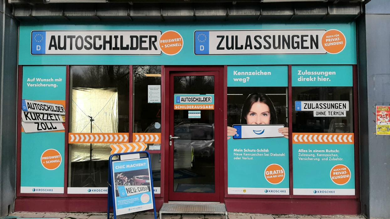 Kroschke Kfz Kennzeichen, Bretonischer Ring in Grasbrunn