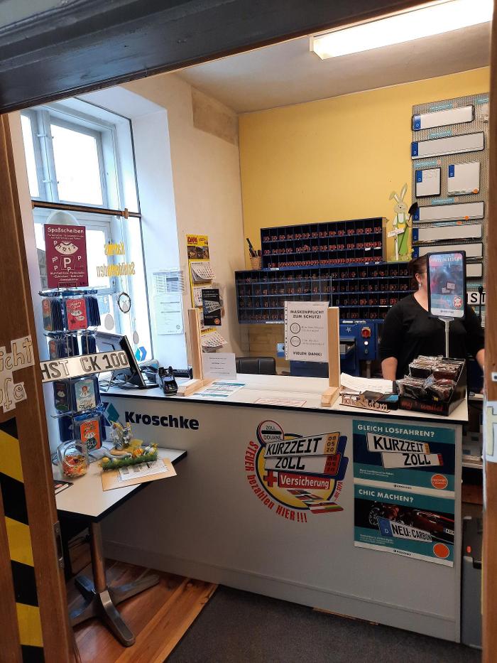 Kroschke Kfz Kennzeichen, Schillstraße in Stralsund