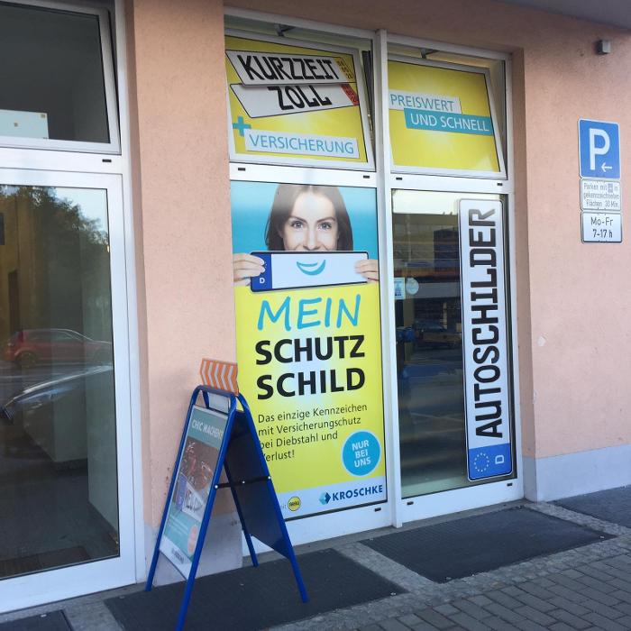 Kroschke Kfz Kennzeichen, Pfalzgrafenring in Amberg