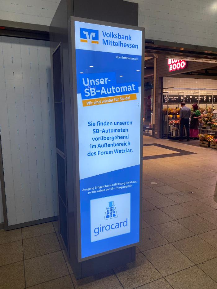 Volksbank Mittelhessen eG - SB-Filiale Wetzlar (am Forum Wetzlar), Am Forum in Wetzlar