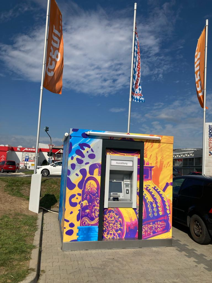 Volksbank Mittelhessen eG - SB-Filiale Wehrda (Parkplatz Tegut), Am Kaufmarkt in Marburg