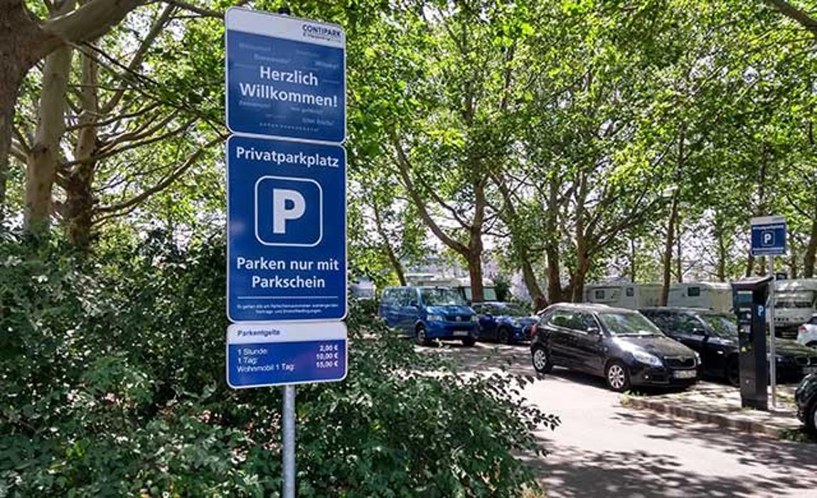 CONTIPARK Parkplatz Wiesentorstraße, Wiesentorstraße in Dresden