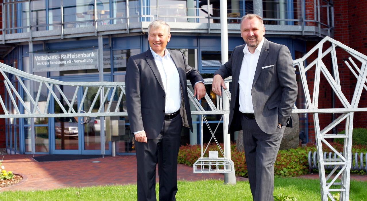 Verwaltungssitz Osterrönfeld, VR Bank Schleswig-Holstein Mitte eG, Niederlassung VR Bank Schleswig-Mittelholstein, Werner-von-Siemens-Straße in Osterrönfeld