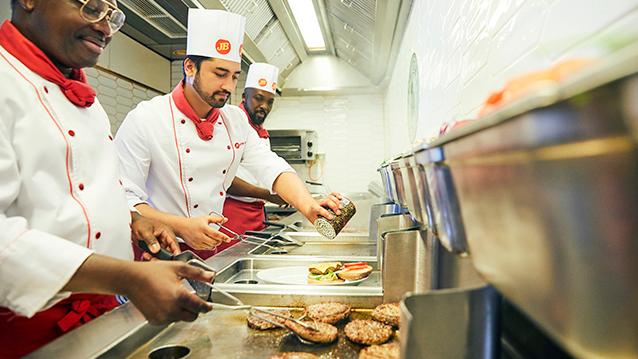 Jim Block Jungfernstieg, Jungfernstieg in Hamburg