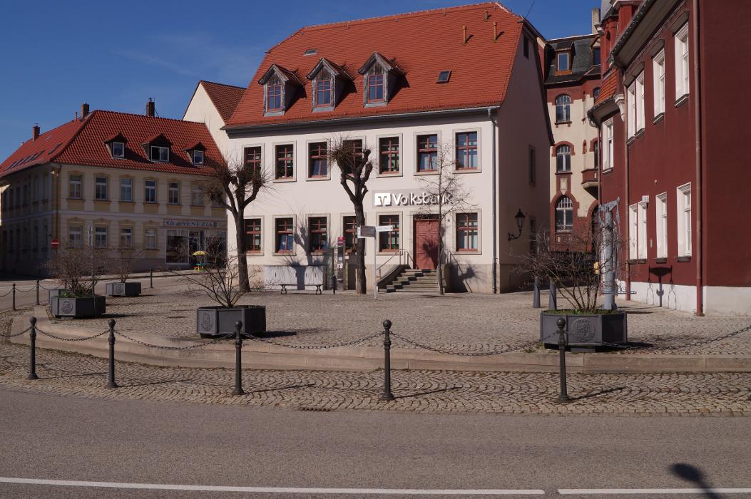 Volksbank eG Gera Jena Rudolstadt, Filiale Ronneburg, Markt in Ronneburg