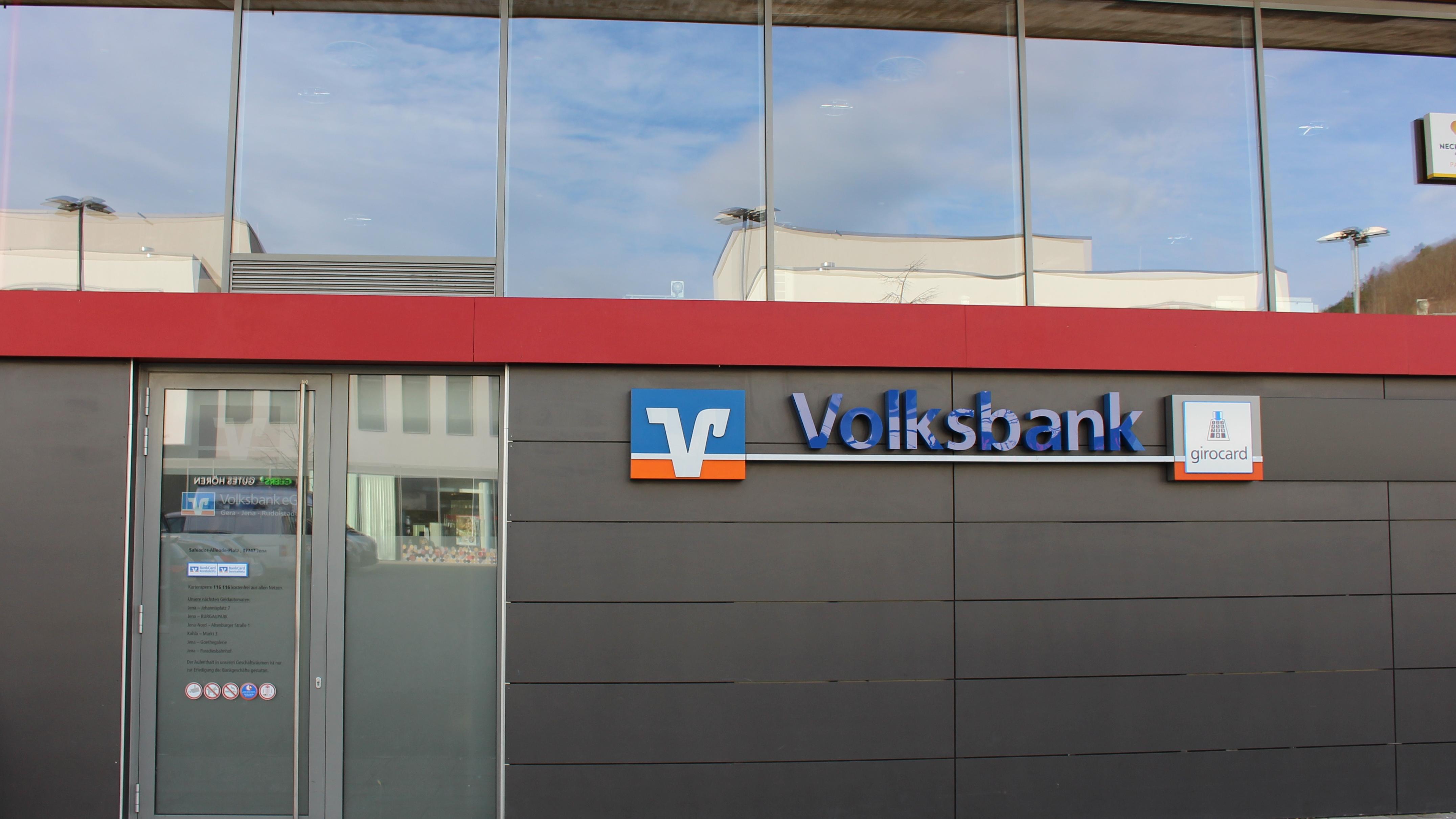 Volksbank eG Gera Jena Rudolstadt, SB Standort Jena Lobeda, Salvador-Allende-Platz in Jena