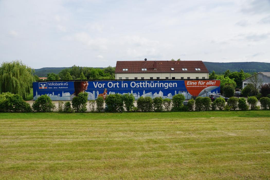 Volksbank eG Gera Jena Rudolstadt, SB-Standort Kirchhasel, Alt Saale in Uhlstädt-Kirchhasel
