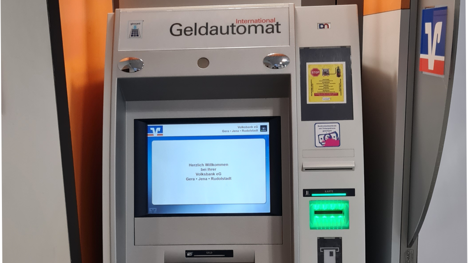 Volksbank eG Gera • Jena • Rudolstadt, SB Standort Goethegalerie Jena, Ernst-Abbe-Platz in Jena