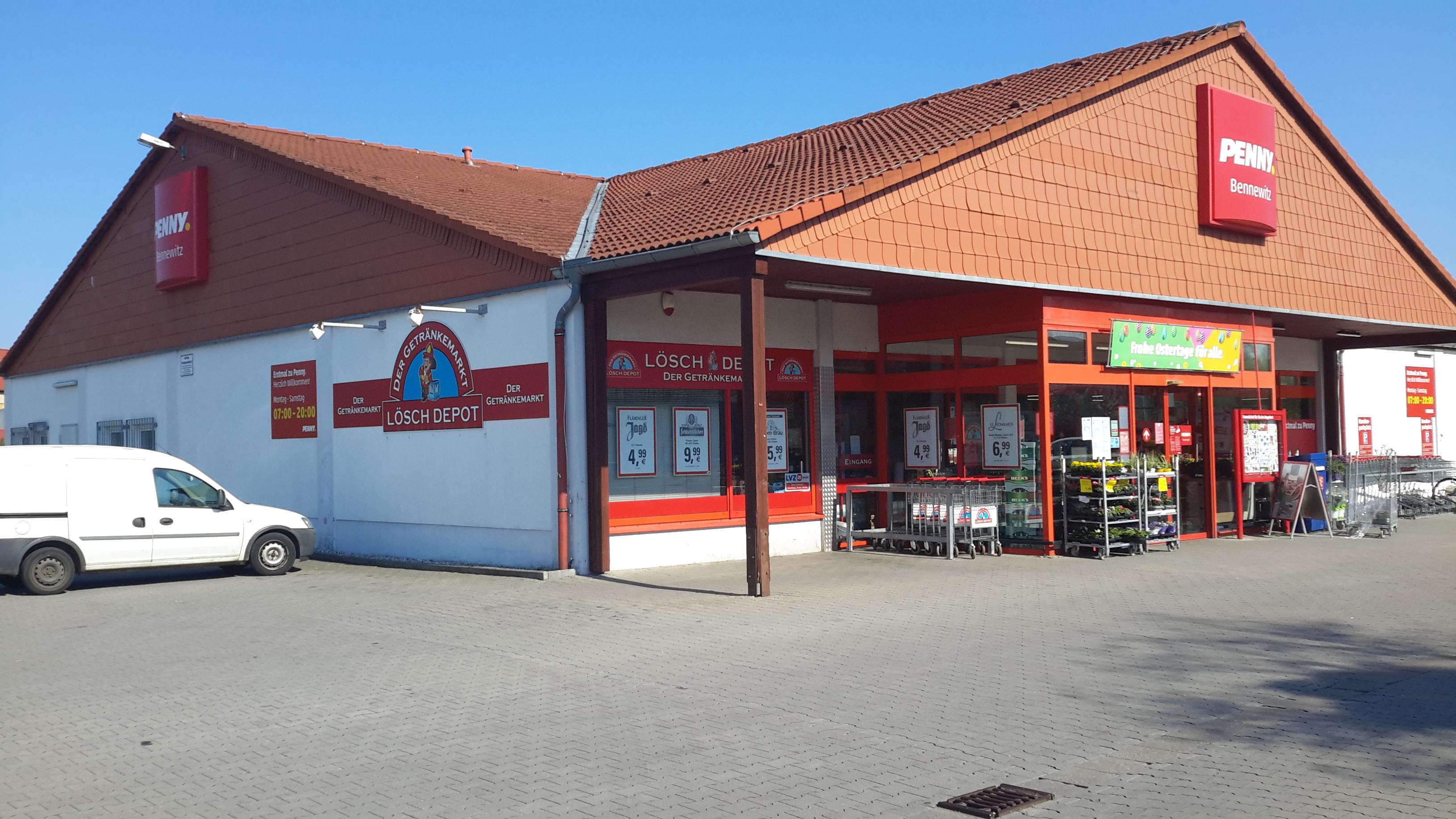 Lösch Depot Getränkemarkt Bennewitz Außenansicht