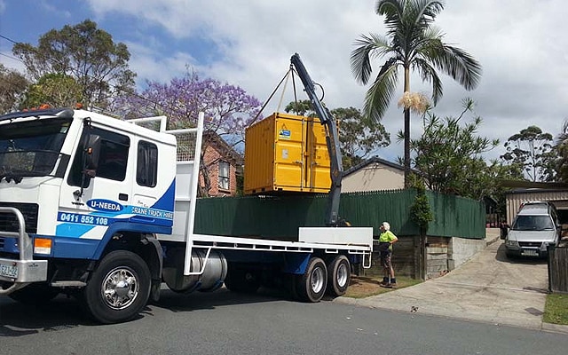 Logistics Service in QLD Tallebudgera 4228 U-needa Crane Truck Hire 15 Coorabin Court 0411552108