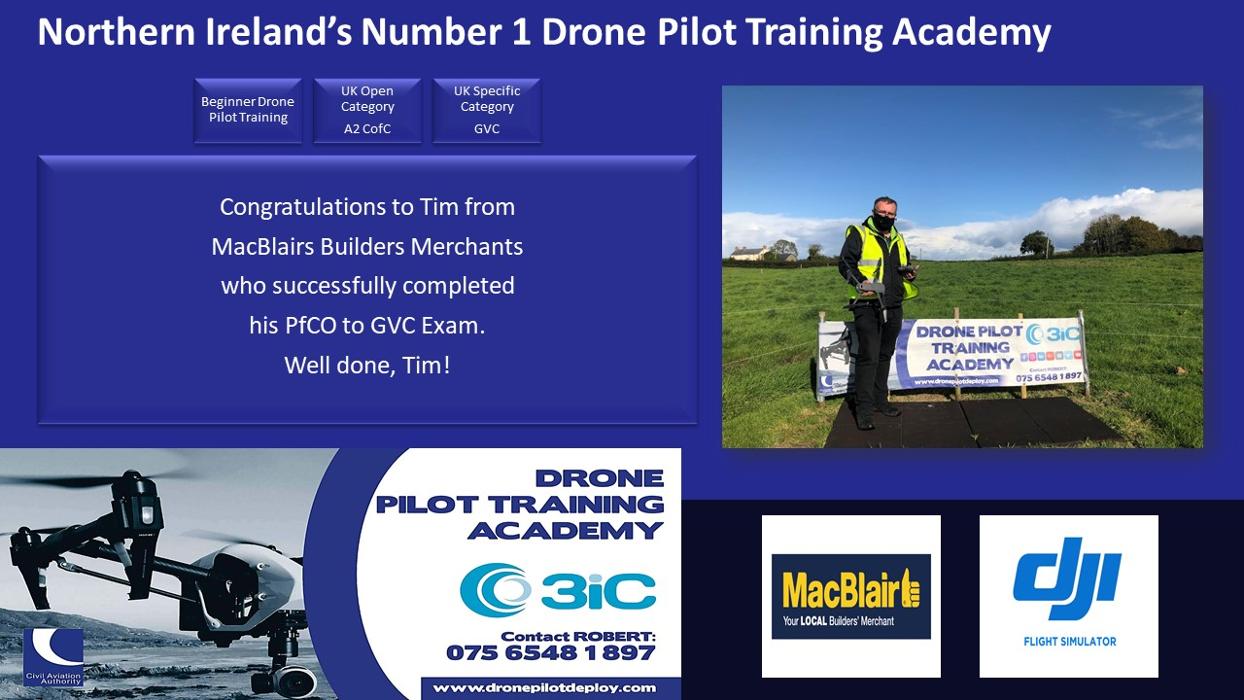 Drone Pilot Training Academy Belfast, Number 1 for Drone Pilot Training in Northern Ireland.